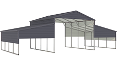 20x31 Regular Metal Carport Alan S Factory Outlet Northern States Carport Prices Metal Carports Steel Carports