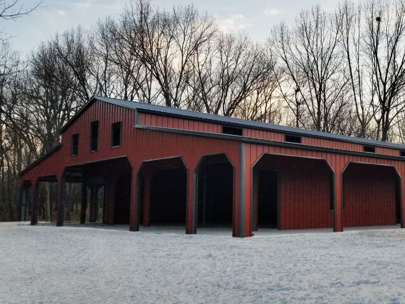 Custom All Vertical Carolina Barn -496