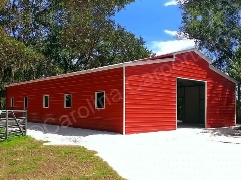 Vertical Roof Style Carolina Barn-321