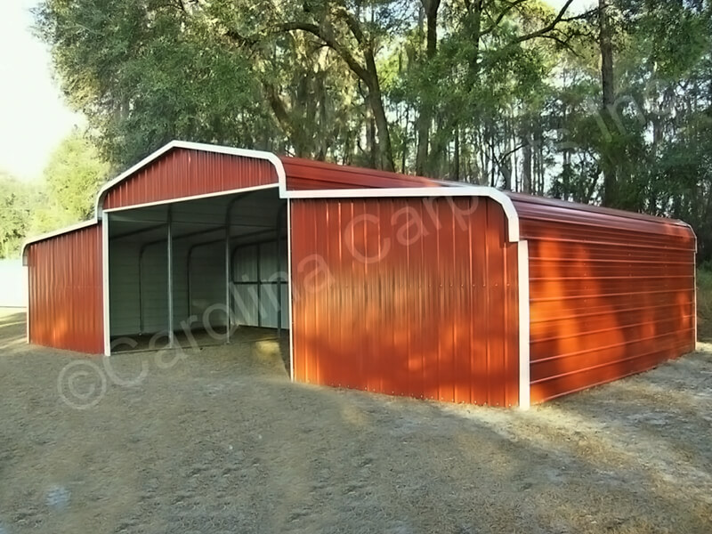 Regular Roof Horse Barn with Vertical Ends-310