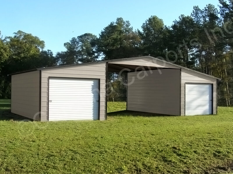 Seneca Barn Two Enclosed Lean To's-330