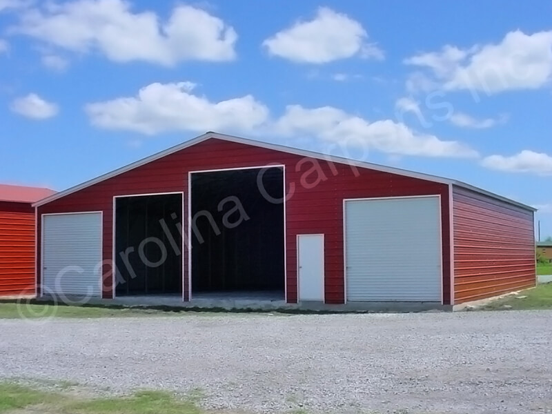 Vertical Roof Seneca Barn and Fully Enclosed-334