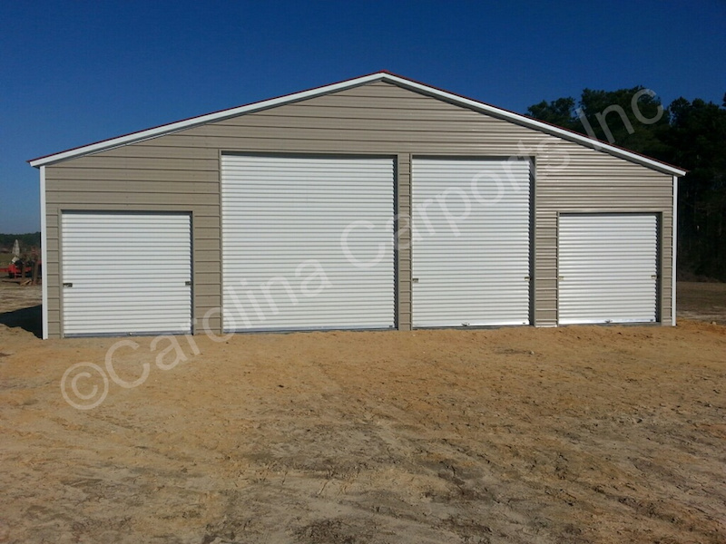 Fully Enclosed All with Garage Doors-376