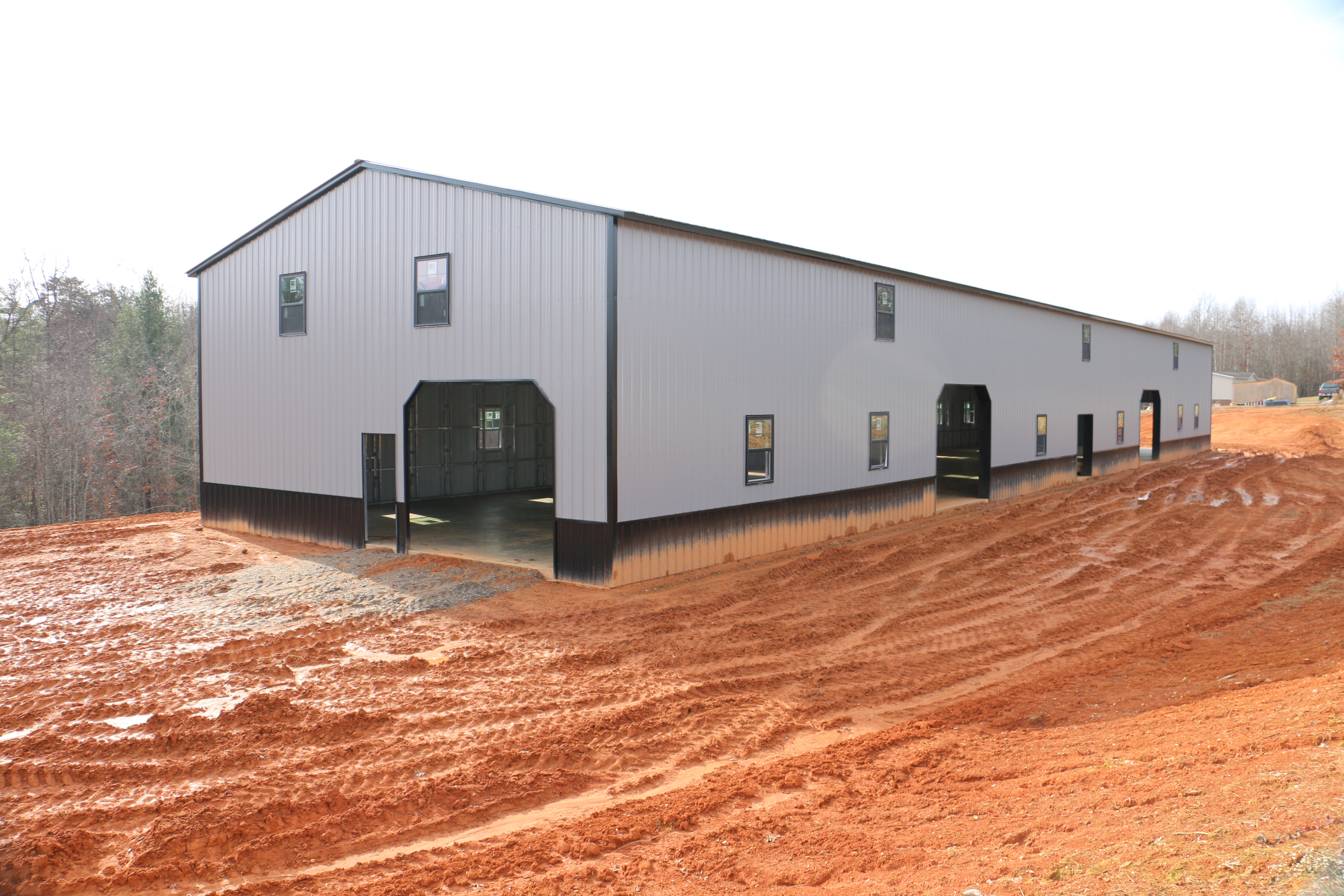 40 Wide Clear Span Commercial Building-442