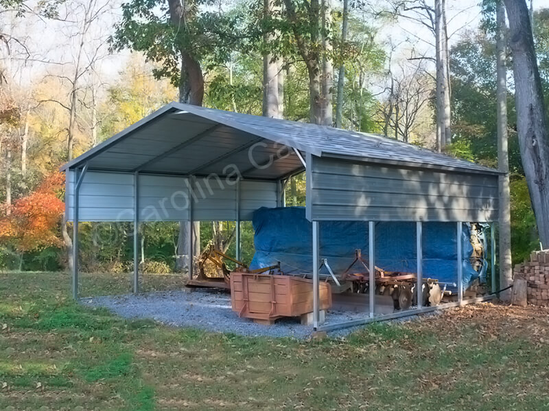 Boxed Eave Style with One Panel Each Side-253