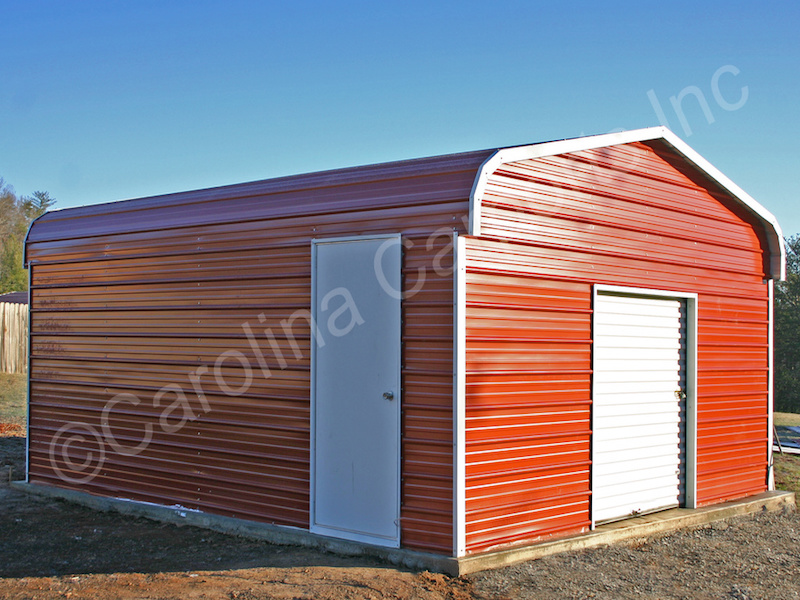 Garage with a 6x6 Garage Door-395