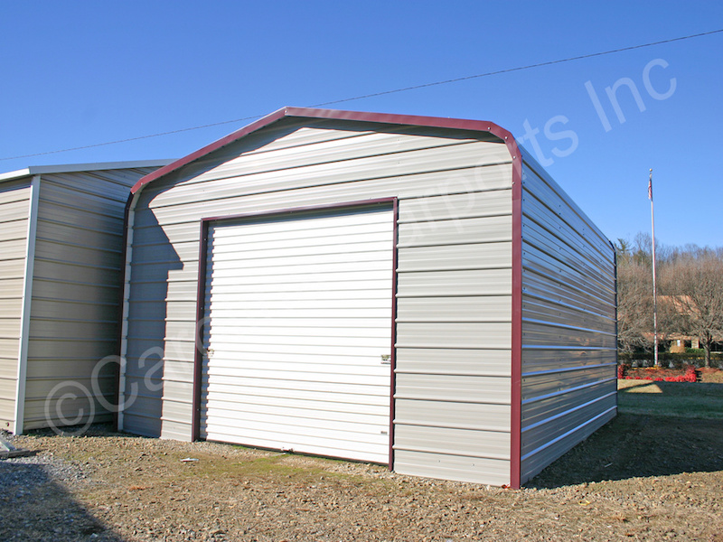 Garage with One 9x8 Garage Door on End-396