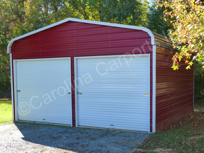 Garage with Two 9x8 Garage Doors-398