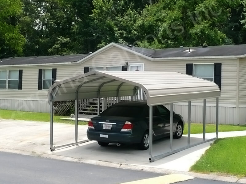 Regular Style Single Wide Carport-263