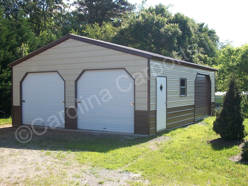 Two 8x8 Garage Doors on End-406