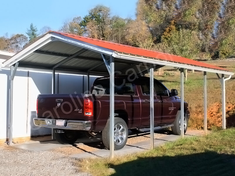 Vertical Roof Style Carport-273