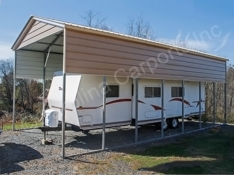 Vertical Roof Style Carport with One Panel-283