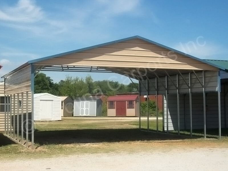 Boxed Eave Style with One Gable End-292